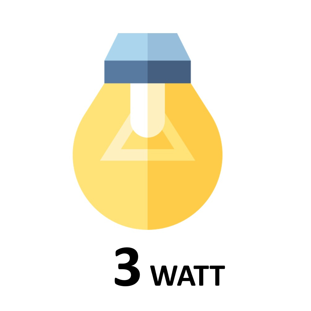 lampadina da 3 watt - esempio