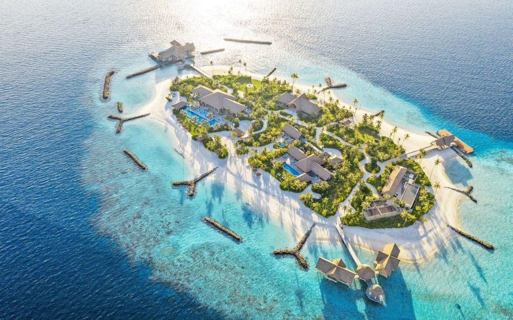 exclusive private island resort in the maldives