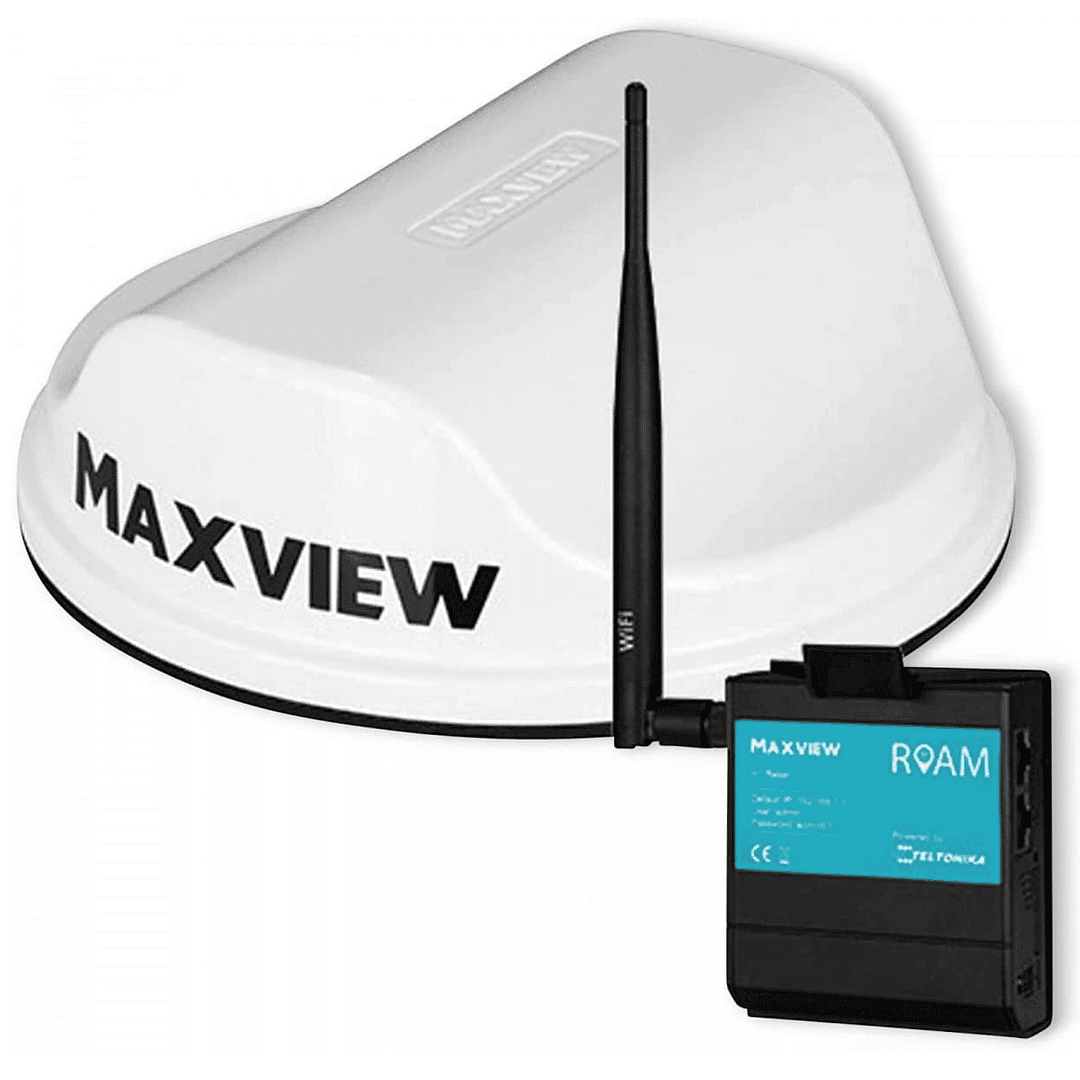 maxview roam con antenna 4G - camperizzare un furgone
