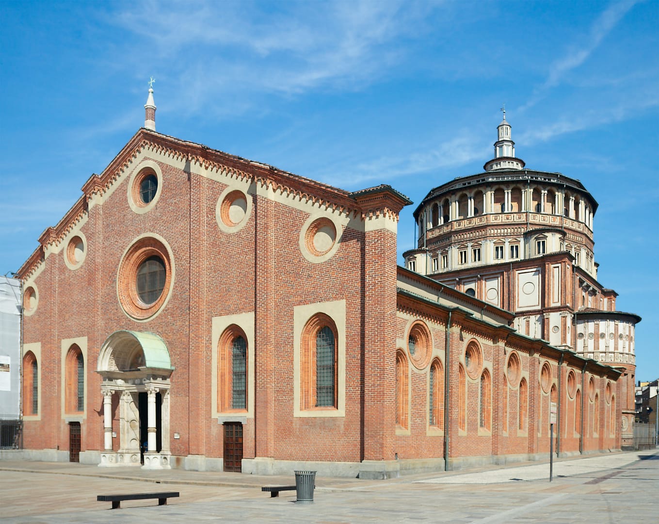 Convent of Santa Maria delle Grazie - place where is the last supper of leonardo da vinci