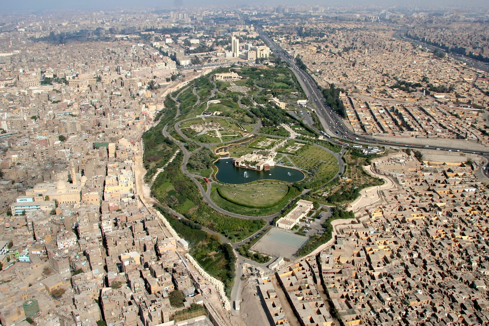 al azhar park - cairo city - egypt