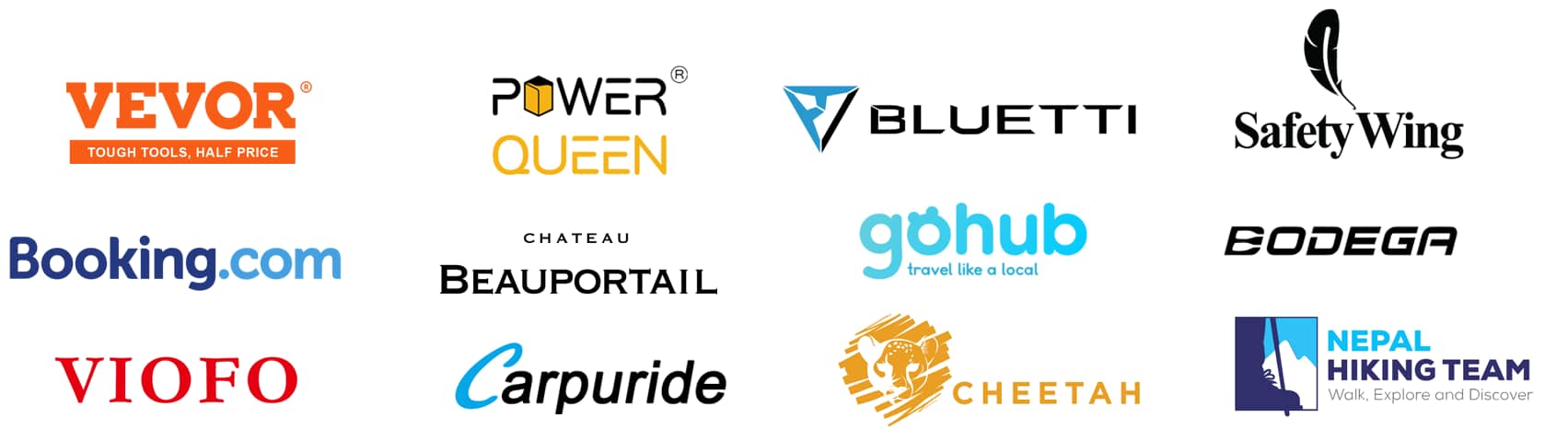 few brands we worked with in the past