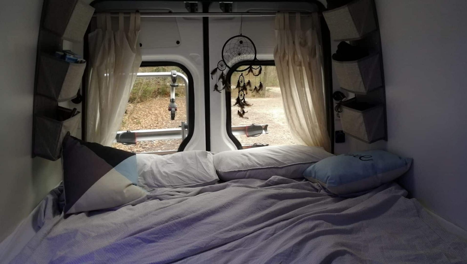 DIY fully assembled camper van windows