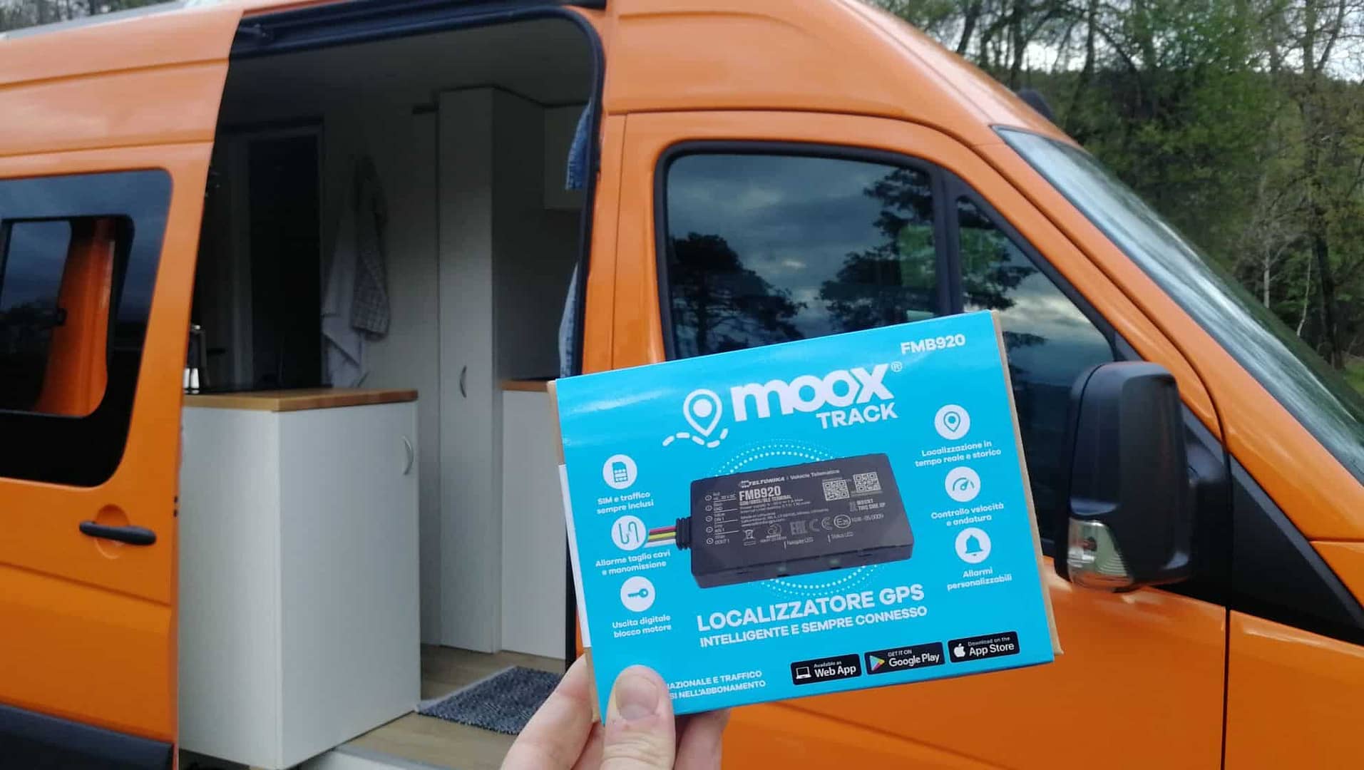 moox antifurto gps satellitare per camper - migliori antifurto van camper furgone camperizzato