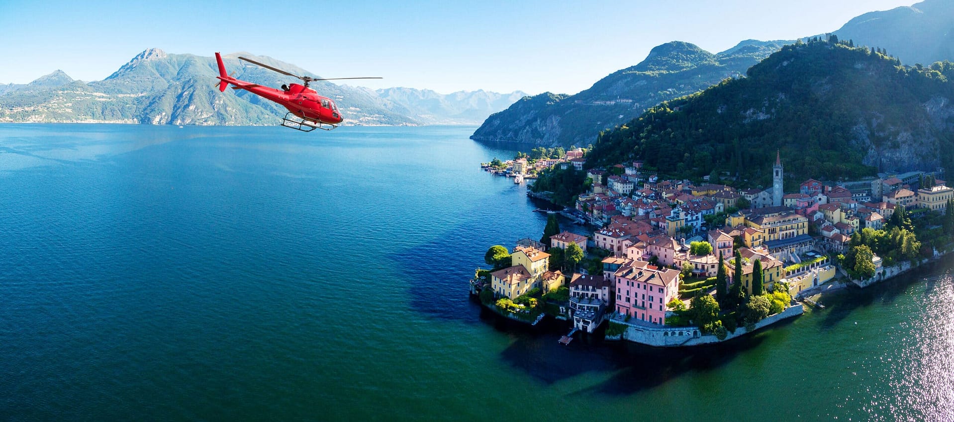 From Milan to Lago di Como - Get There by Helicopter