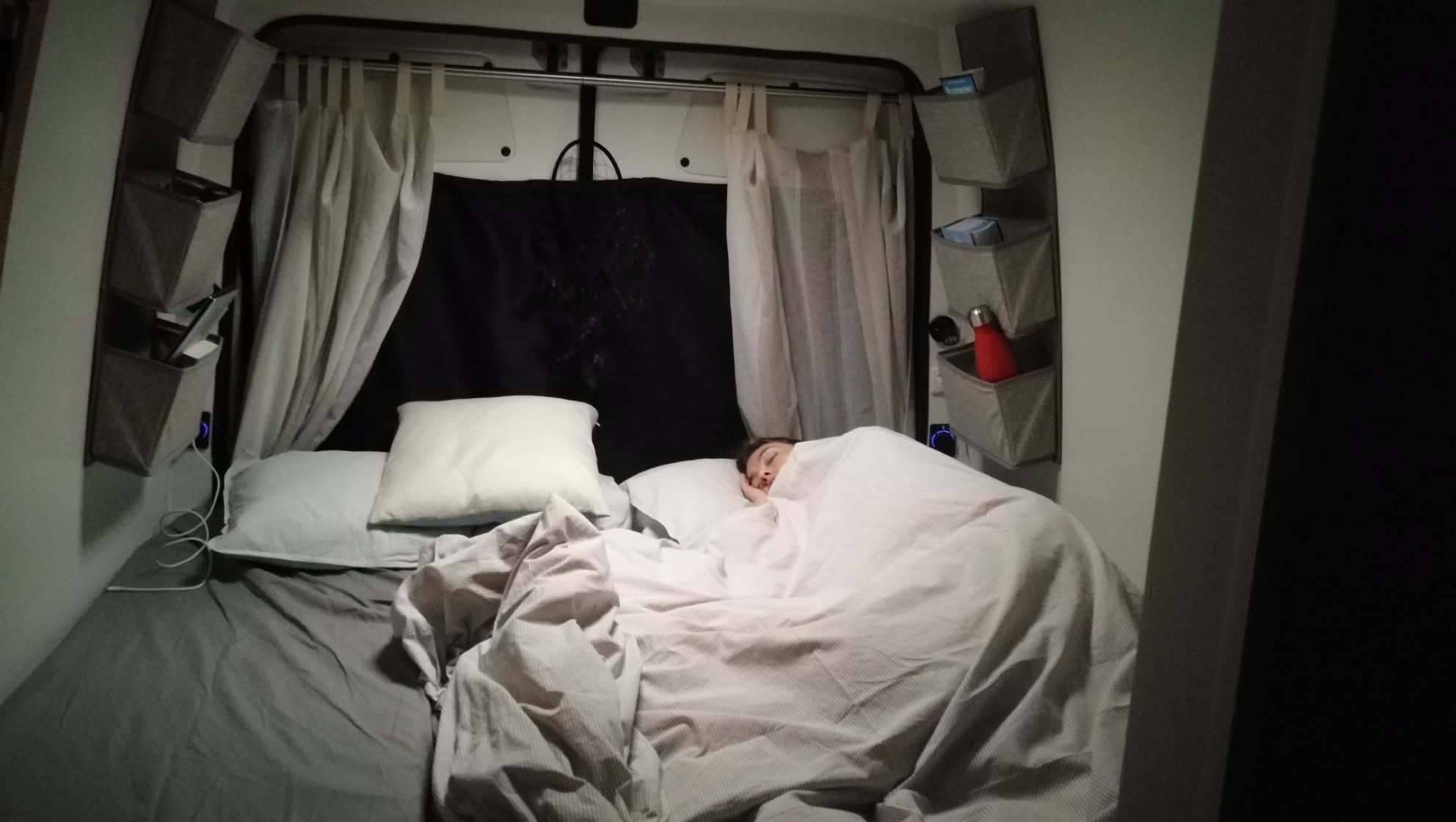 DIY camper bed proof isa bear van vanlife bed ideas
