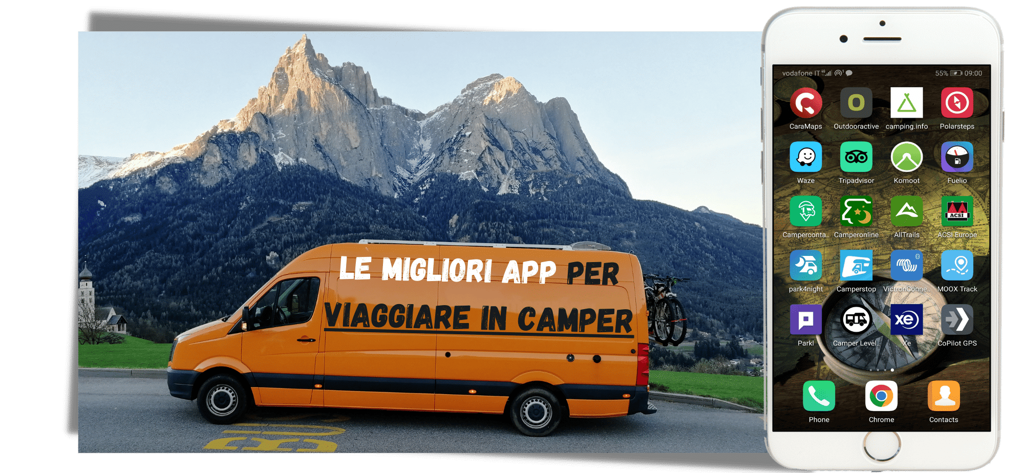 Migliori app viaggiare in camper - vanlife - van