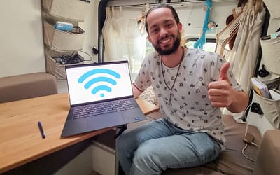 Internet in Camper con Starlink | Come Stare Connessi OVUNQUE!