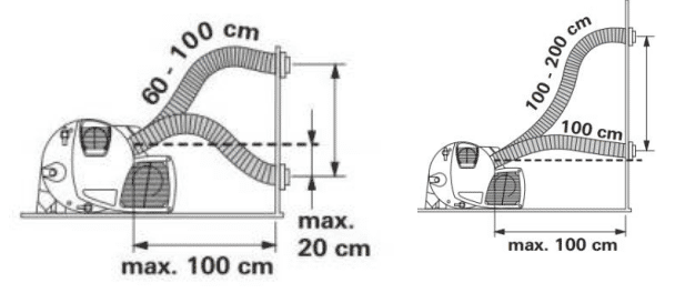jp heater istruzioni di montaggio bocchetta esterna scarico