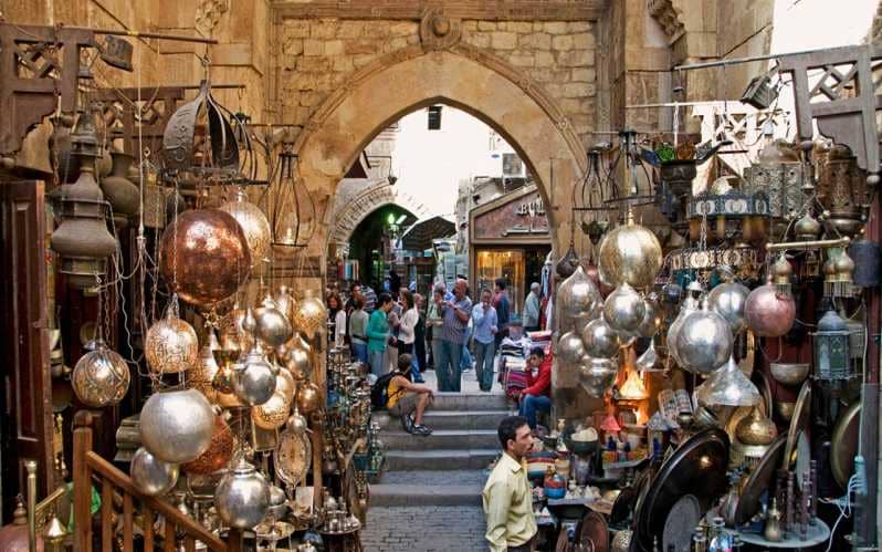 khan el khalili market bazar in el cairo