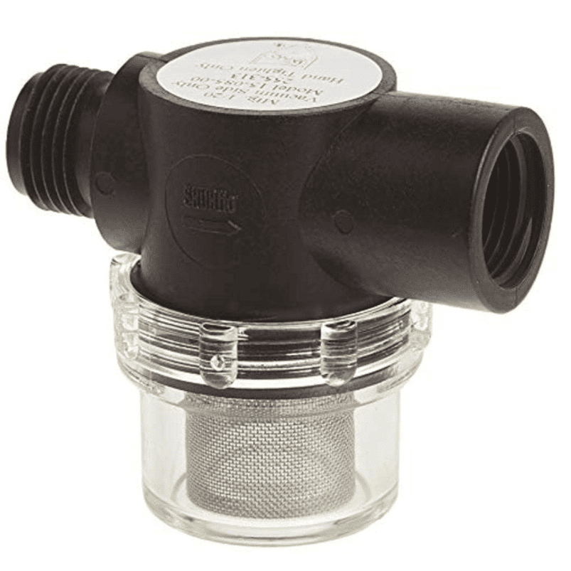 filtro shurflo pompa acqua camper