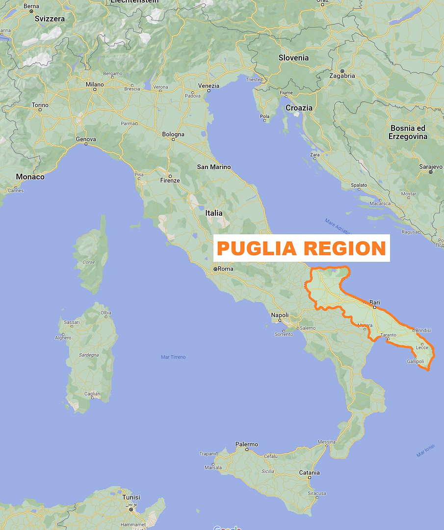 where is puglia